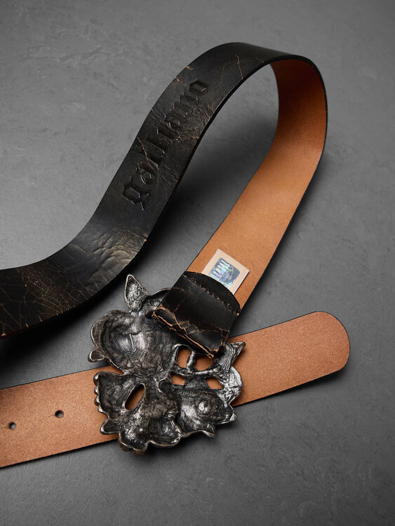 John Galliano Leather Belt 