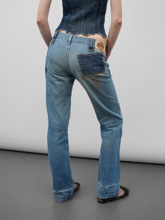 Michiko Koshino Patchwork Jeans 