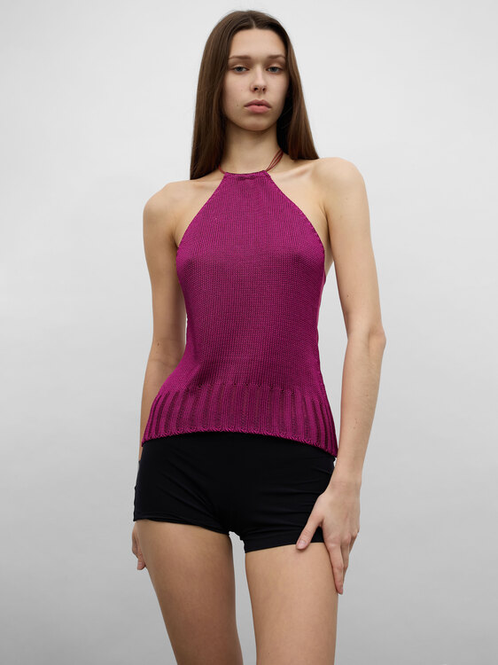 Gazebo Knitted Halter Top 