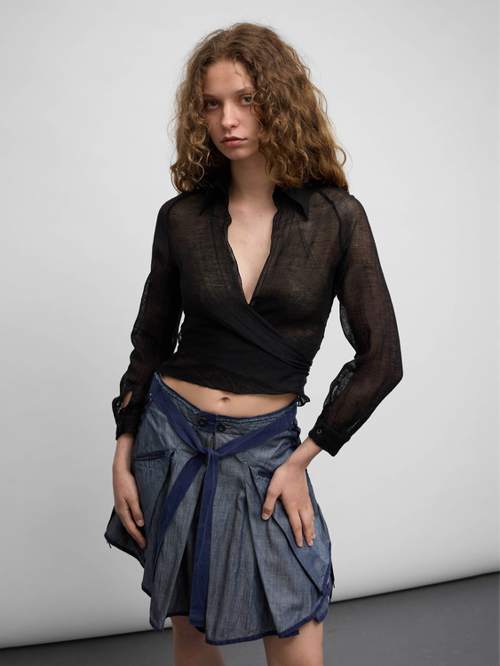 Extē Woven Cardigan 