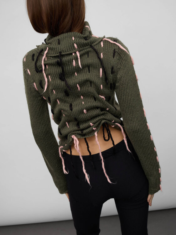 Killah Khaki Green Jumper 