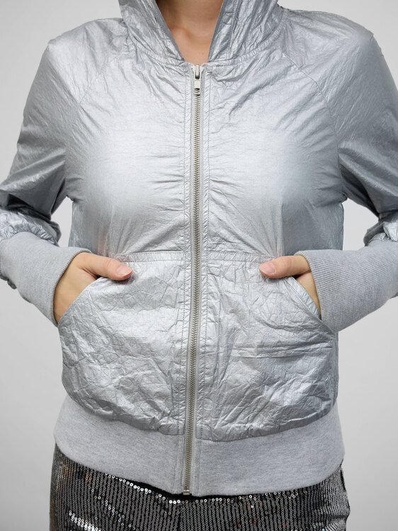 Stefanel Tyvek Zip Up Jacket 