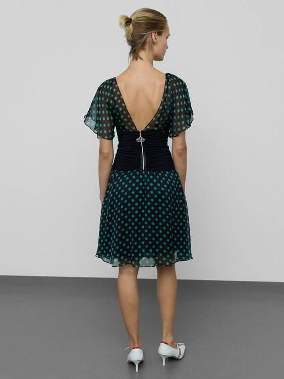 Fornarina Silk Polka Dot Dress 