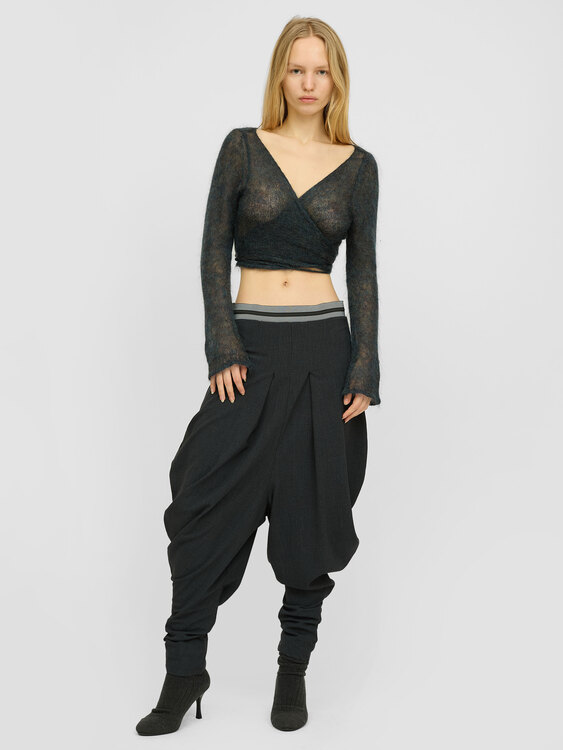 Sarah Pacini Cropped Cardigan 