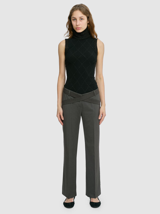 Cop Copine Pinstripe Trousers 