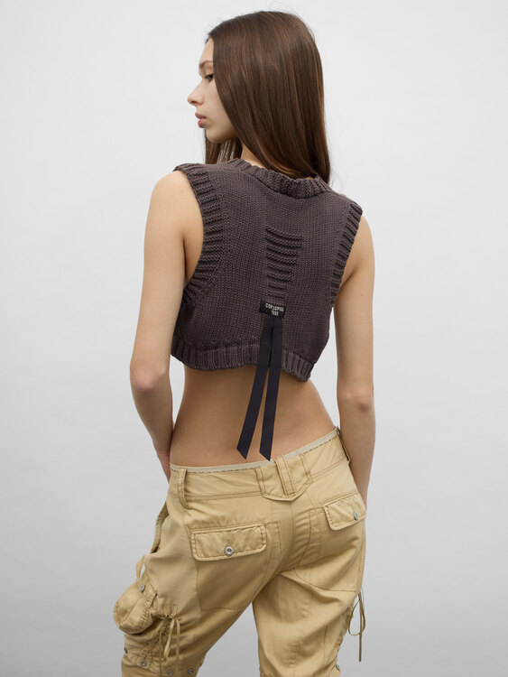Cop Copine Cropped Vest 