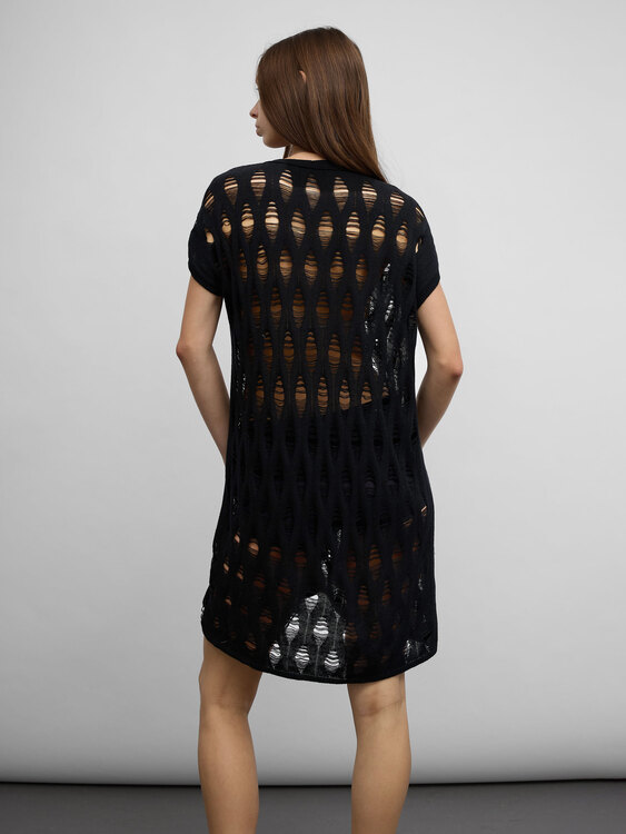 Alexander McQueen Open Knit Dress 