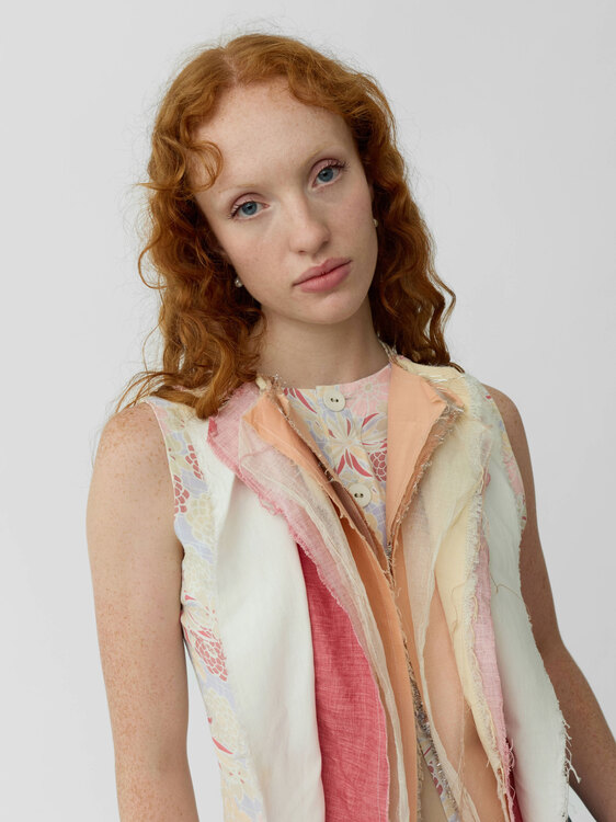 Michiko Koshino Layered Blouse 