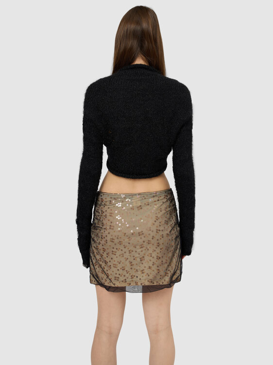 AA Milano Sequinned Mini Skirt 