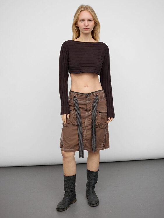 Sarah Pacini Cropped Jumper 
