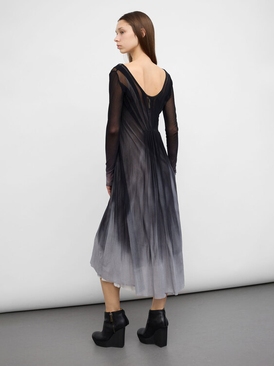 Fuzzi Mesh Tie Dye Dress 