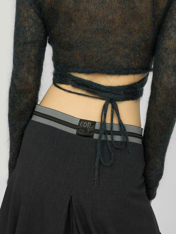 Sarah Pacini Cropped Cardigan 