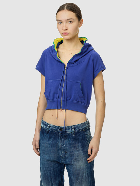 Stefanel Cropped Hoodie 