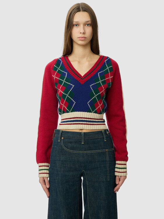 Miss Sixty Argyle Jumper 