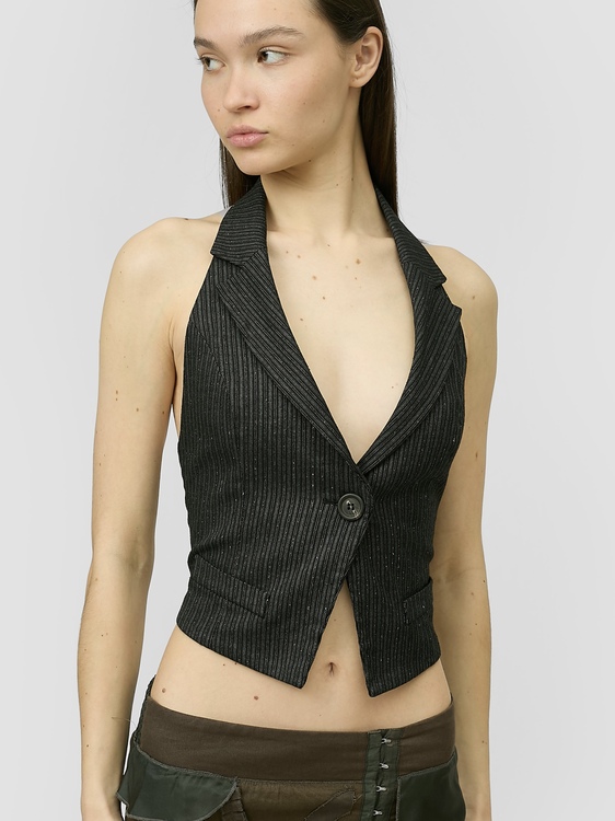 Benetton Backless Halter Vest 