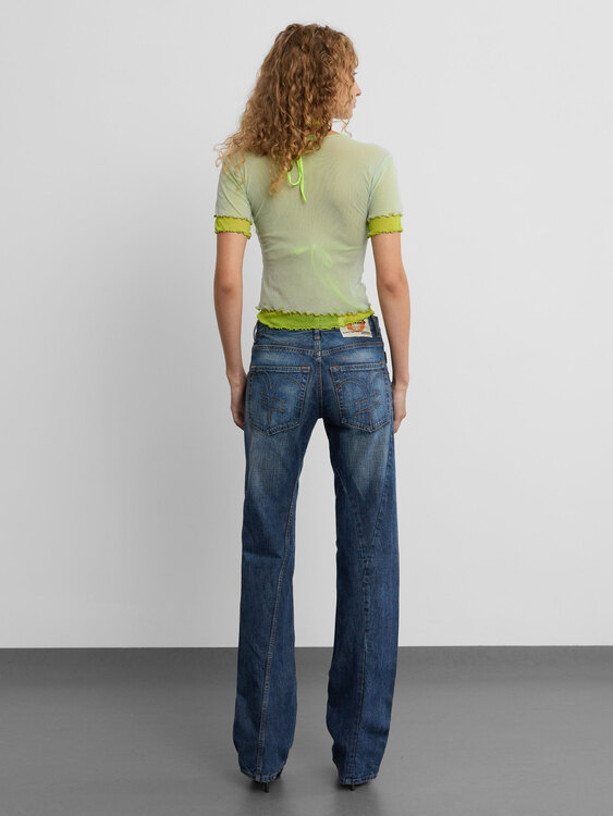 Michiko Koshino Twisted Leg Jeans 