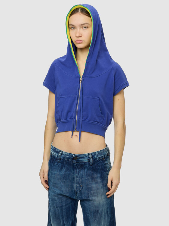 Stefanel Cropped Hoodie 