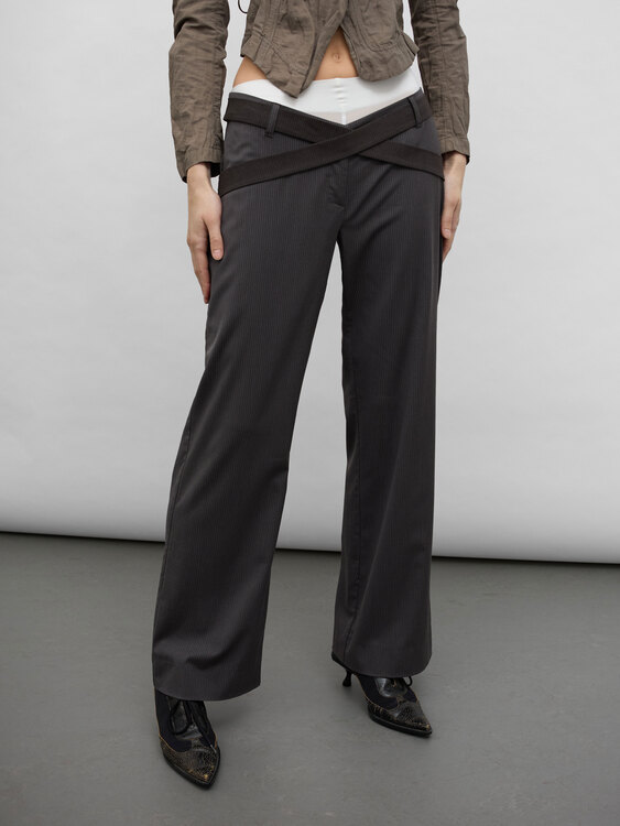 Cop Copine Pinstripe Trousers 