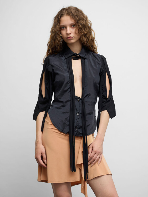 E-Play Cutout Details Blouse 