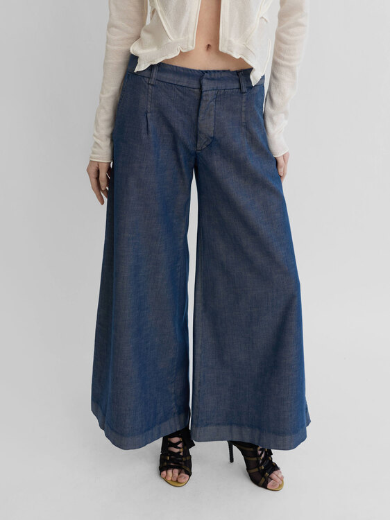 Michiko Koshino Wide Leg Jeans 