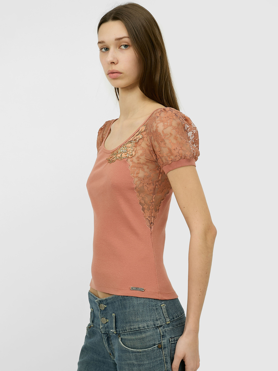 Galliano Rib Cotton Top 