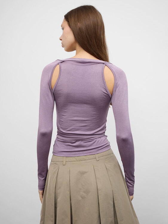 Martine Sitbon Lavender Cardigan 