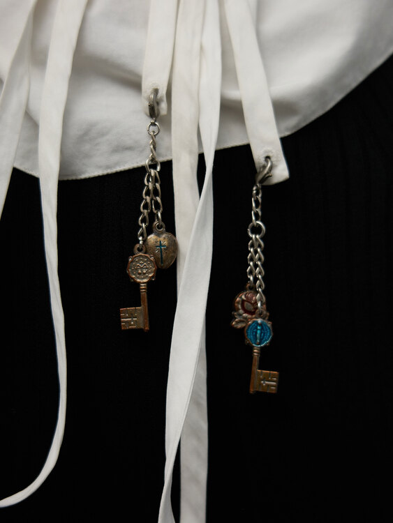 Gaultier White Origami Blouse 