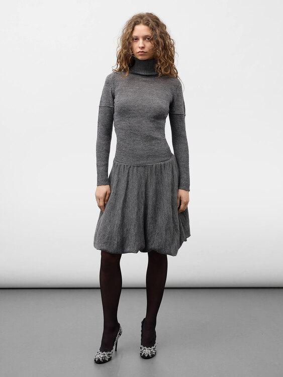 Stefanel Backless Knit Dress 