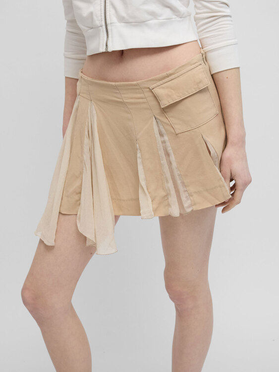 Nolita Pleated Mini Skirt 