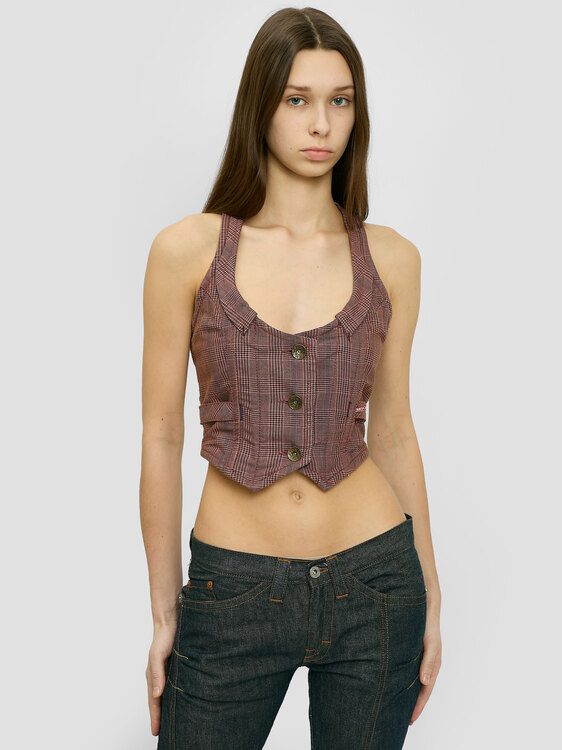 Miss Sixty Tweed Bustier 