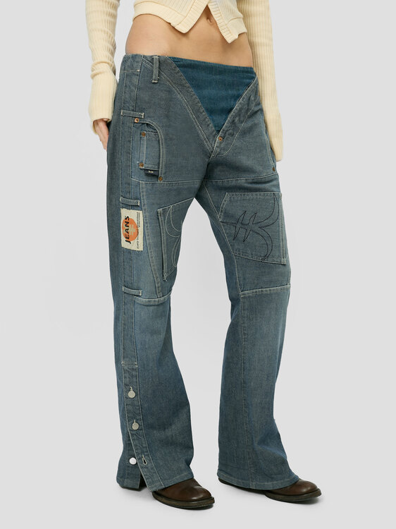 Michiko Koshino Deconstructed Jeans 