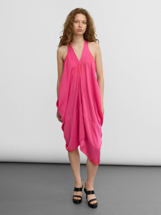 Acne Draped Midi Dress 