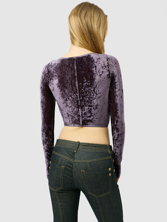 Anti-Flirt Velvet Bustier 