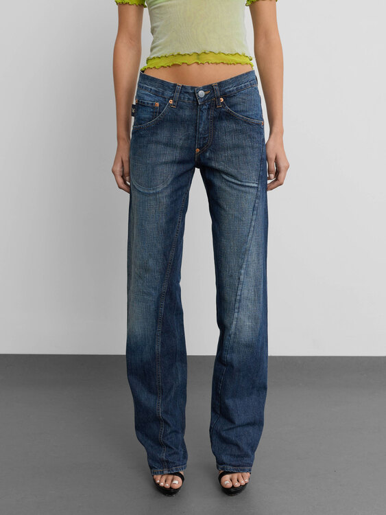 Michiko Koshino Twisted Leg Jeans 