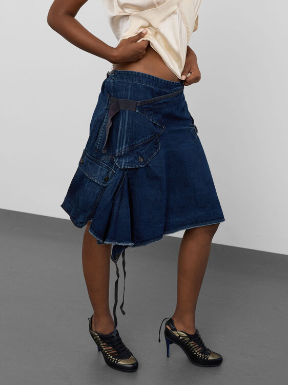 Girbaud Asymmetrical Skirt 