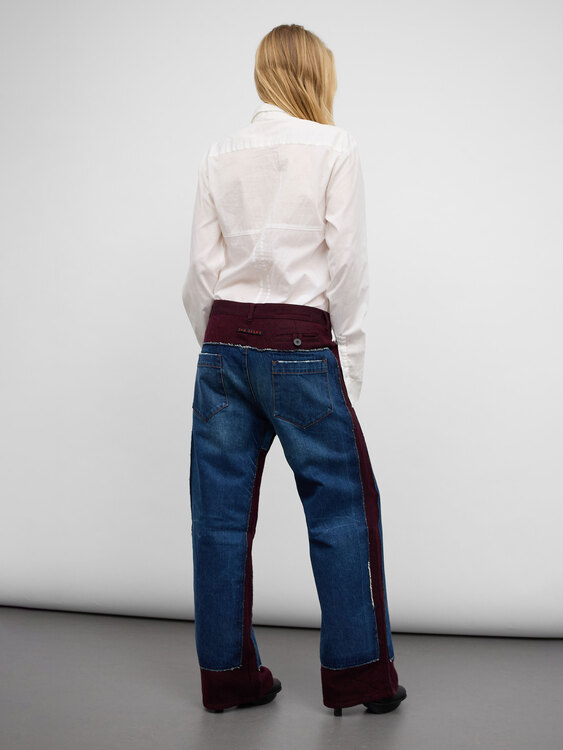 Gaultier Wool & Denim Trousers 