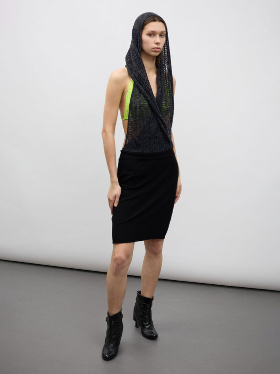 Sarah Pacini Backless Midi Dress 