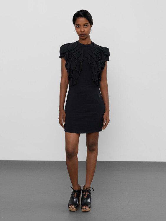Plein Sud Ruffle Detail Dress 