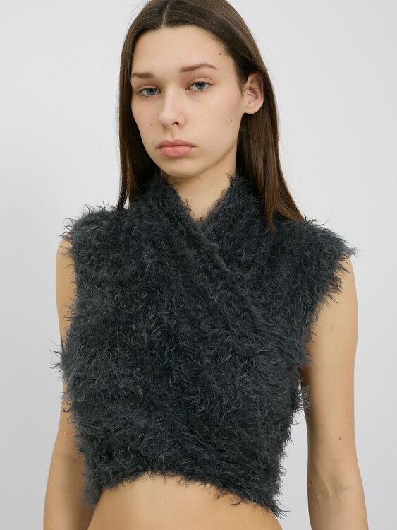 Cop Copine Fuzzy Top 