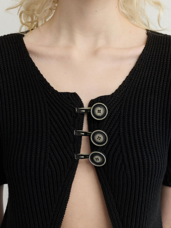 Cop Copine Cropped Cardigan 