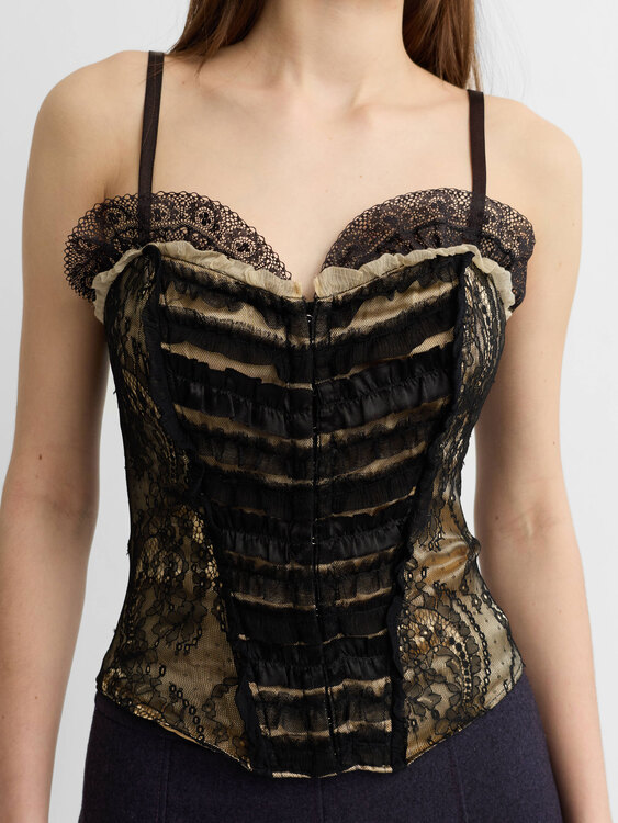 Morgan De Toi Lace Bustier 