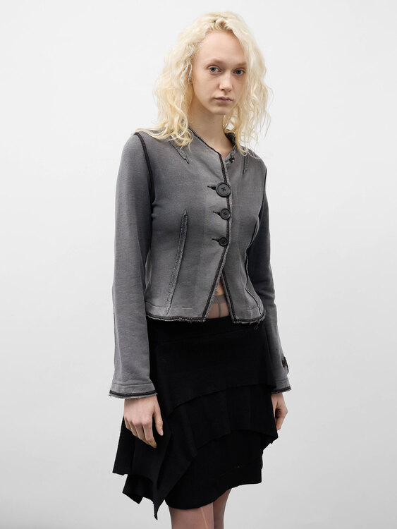 Cop Copine Inside-Out Cardigan 