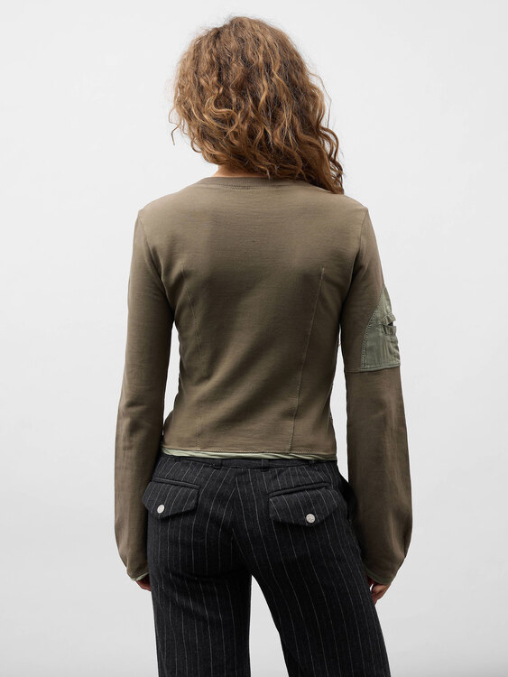 Patrizia Pepe Zip-Up Cardigan 