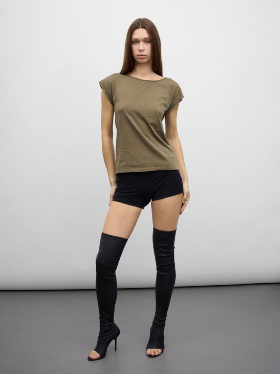 Cop Copine Slashed Effect Top 