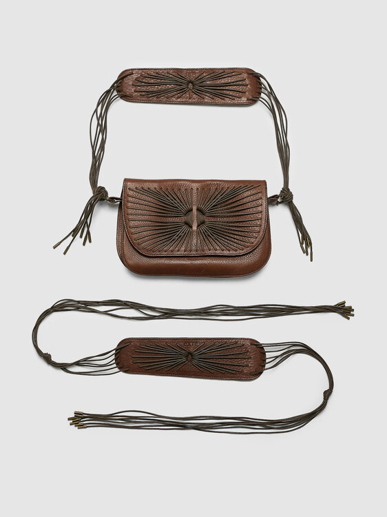 Extē Leather Bag And Belt Set 