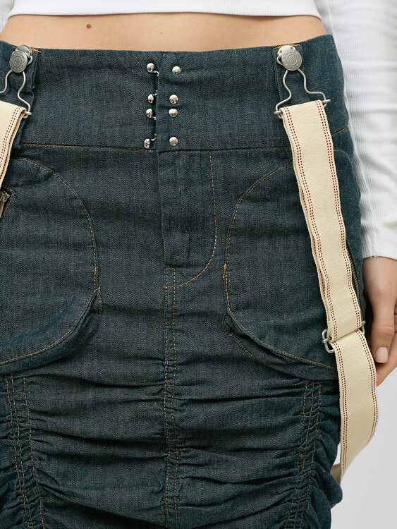 Michiko Koshino Denim Skirt 