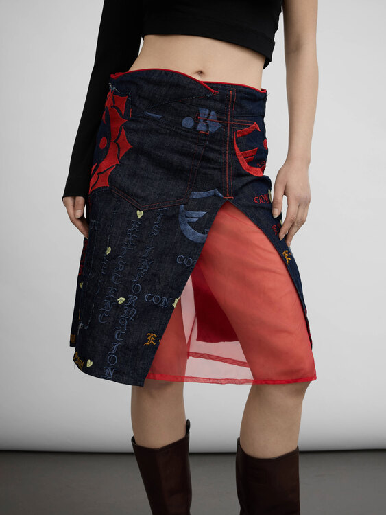 E-Play Denim Skirt 