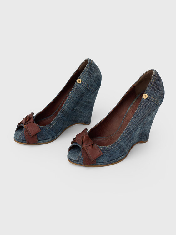 Miu Miu Denim Wedges 