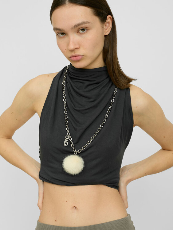 Dolce & Gabbana Pom-Pom Necklace 