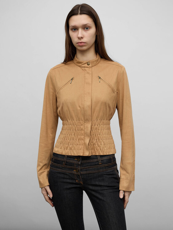Plein Sud Faux Suede Jacket 
